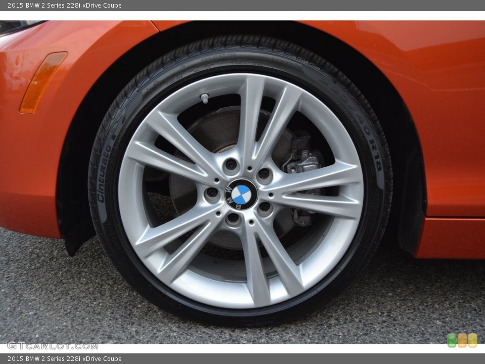 2015 BMW 2 Series 228i xDrive Coupe Wheel and Tire Photo #109254720