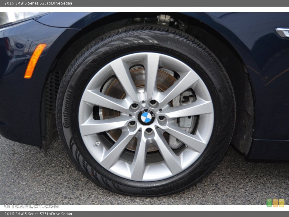 2016 BMW 5 Series 535i xDrive Sedan Wheel and Tire Photo #109255402