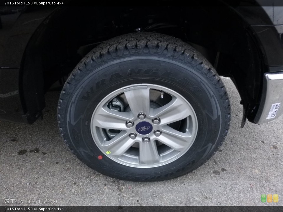 2016 Ford F150 XL SuperCab 4x4 Wheel and Tire Photo #109258608
