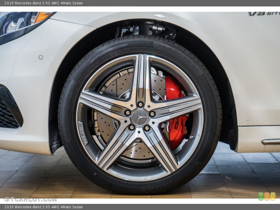 2016 Mercedes-Benz S 63 AMG 4Matic Sedan Wheel and Tire Photo #109290442