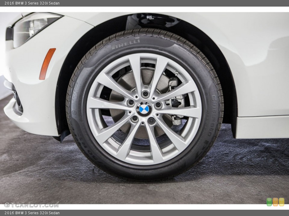2016 BMW 3 Series 320i Sedan Wheel and Tire Photo #109299382