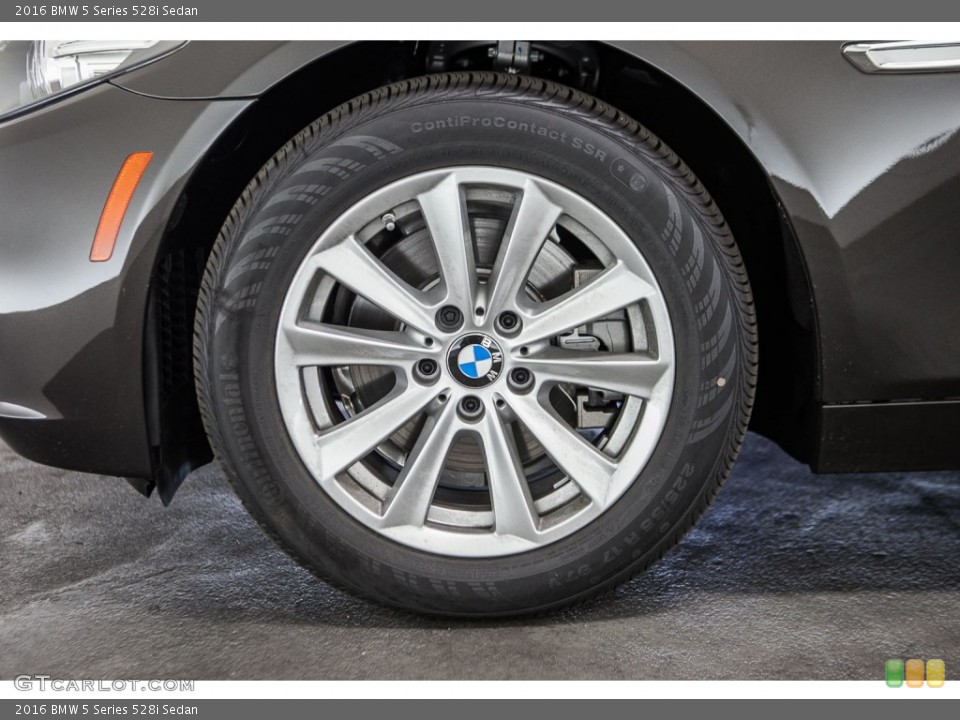 2016 BMW 5 Series 528i Sedan Wheel and Tire Photo #109300747