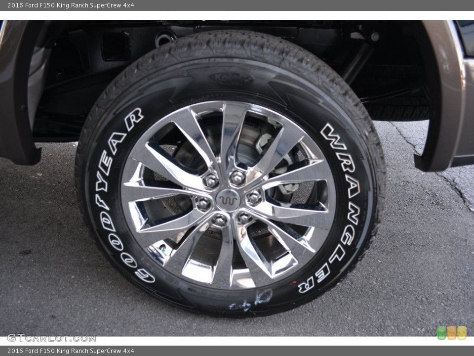 2016 Ford F150 King Ranch SuperCrew 4x4 Wheel and Tire Photo #109337975