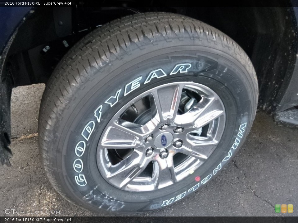 2016 Ford F150 XLT SuperCrew 4x4 Wheel and Tire Photo #109346150