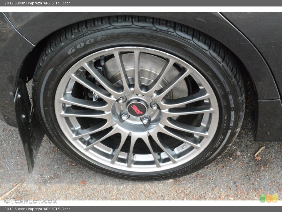 2012 Subaru Impreza WRX STi 5 Door Wheel and Tire Photo #109359248