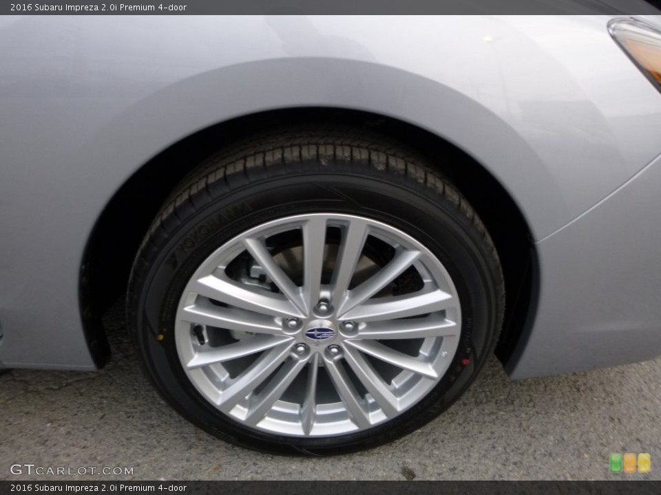 2016 Subaru Impreza 2.0i Premium 4-door Wheel and Tire Photo #109379179