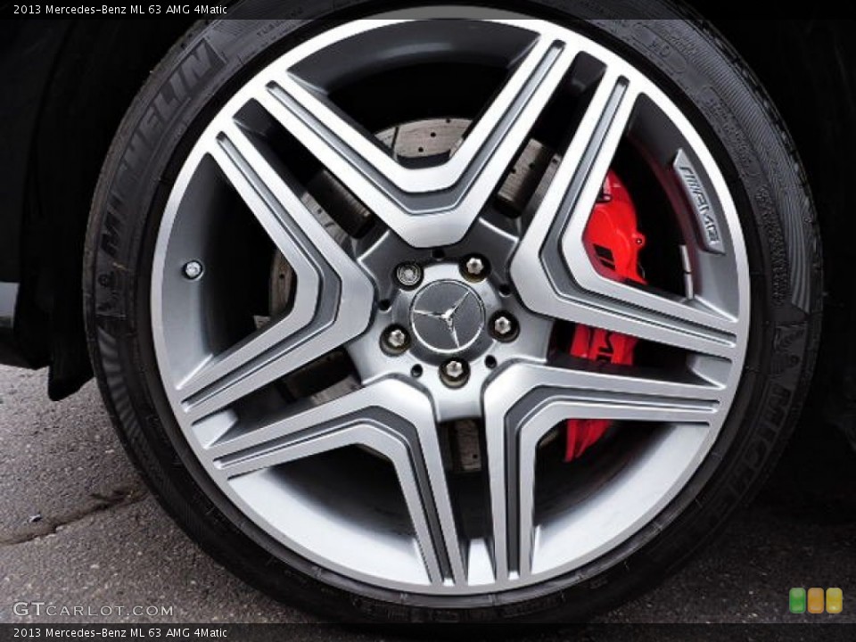 2013 Mercedes-Benz ML 63 AMG 4Matic Wheel and Tire Photo #109380822