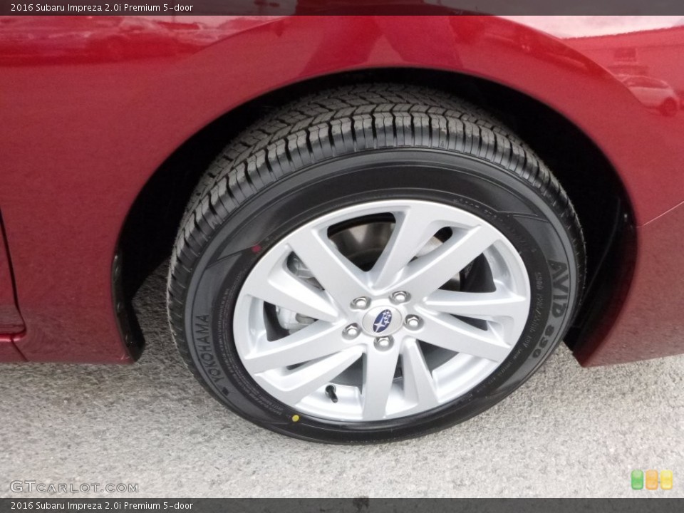 2016 Subaru Impreza 2.0i Premium 5-door Wheel and Tire Photo #109381461