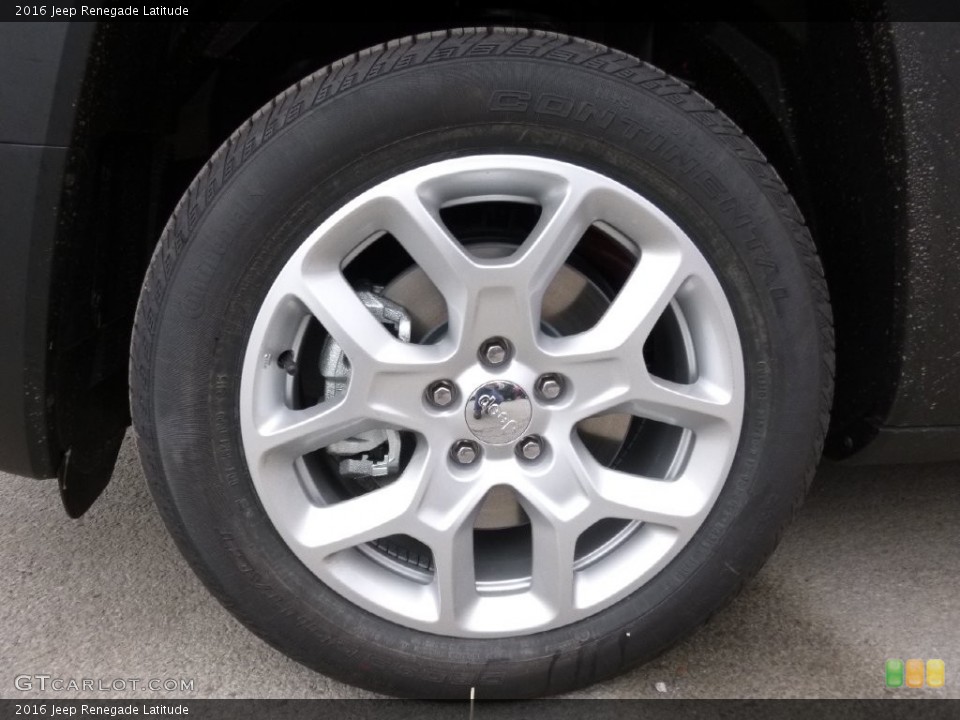 2016 Jeep Renegade Latitude Wheel and Tire Photo #109399699