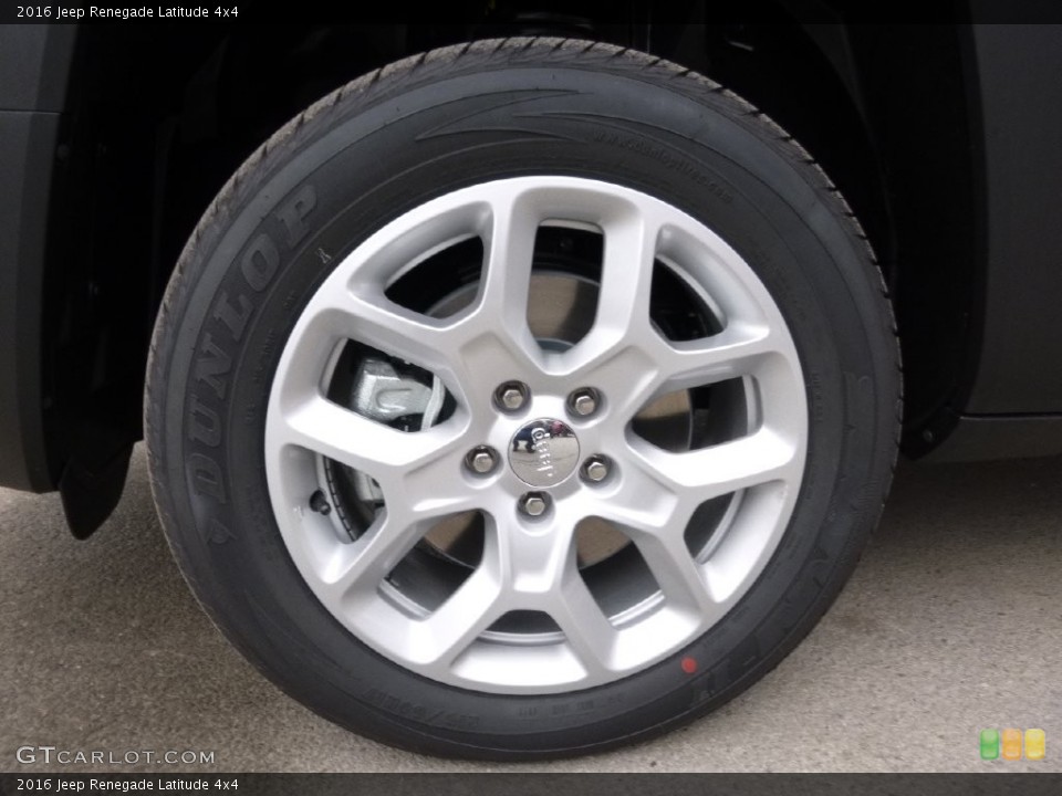2016 Jeep Renegade Latitude 4x4 Wheel and Tire Photo #109400144
