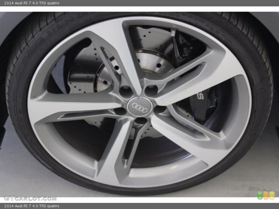 2014 Audi RS 7 4.0 TFSI quattro Wheel and Tire Photo #109405024