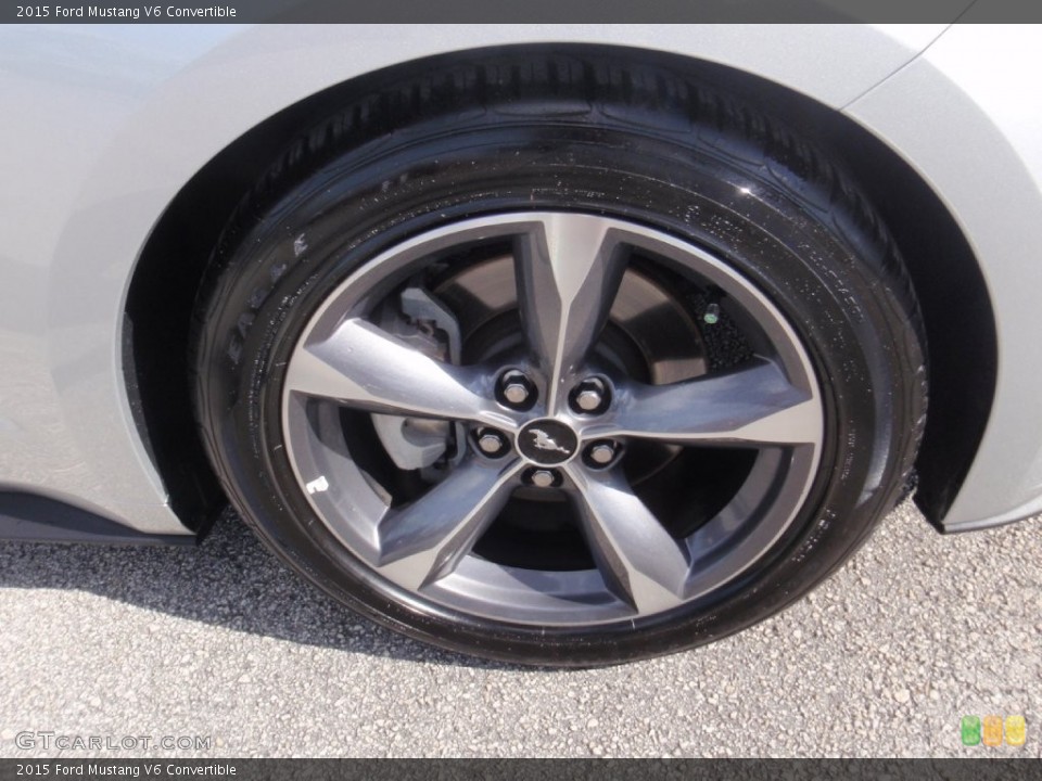 2015 Ford Mustang V6 Convertible Wheel and Tire Photo #109418208