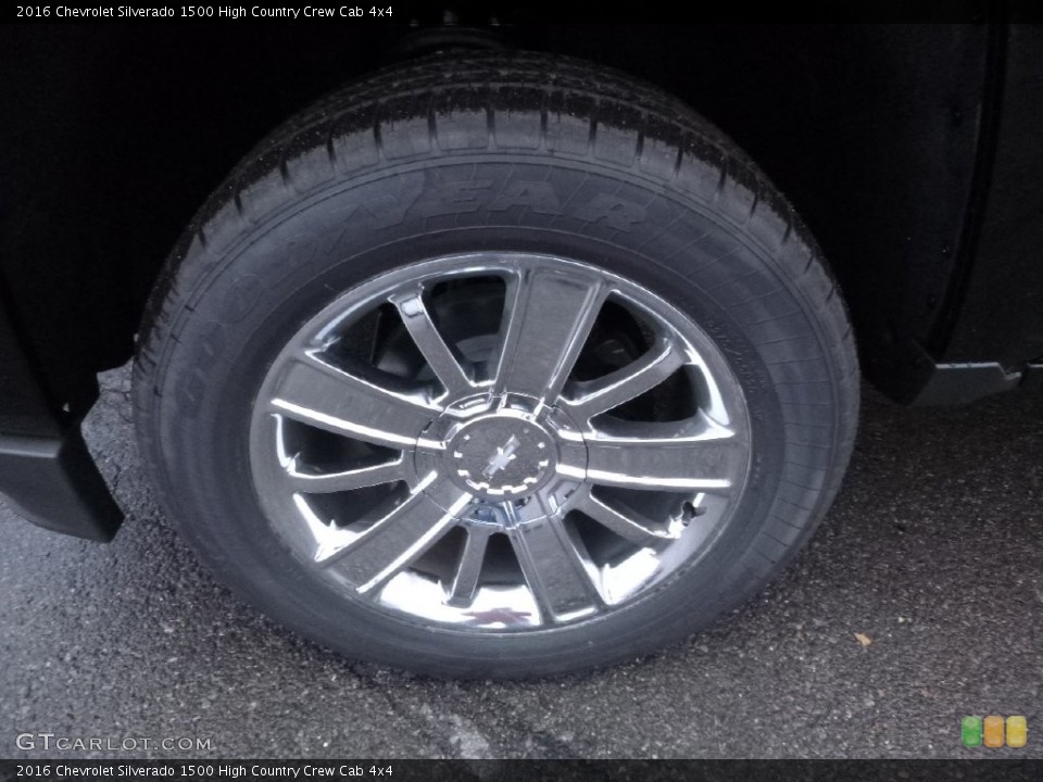 2016 Chevrolet Silverado 1500 High Country Crew Cab 4x4 Wheel and Tire Photo #109419815