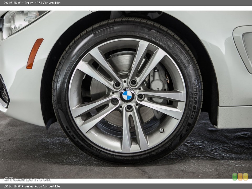 2016 BMW 4 Series 435i Convertible Wheel and Tire Photo #109427946