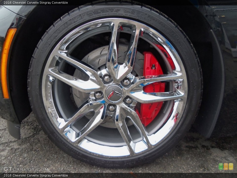 2016 Chevrolet Corvette Stingray Convertible Wheel and Tire Photo #109452489
