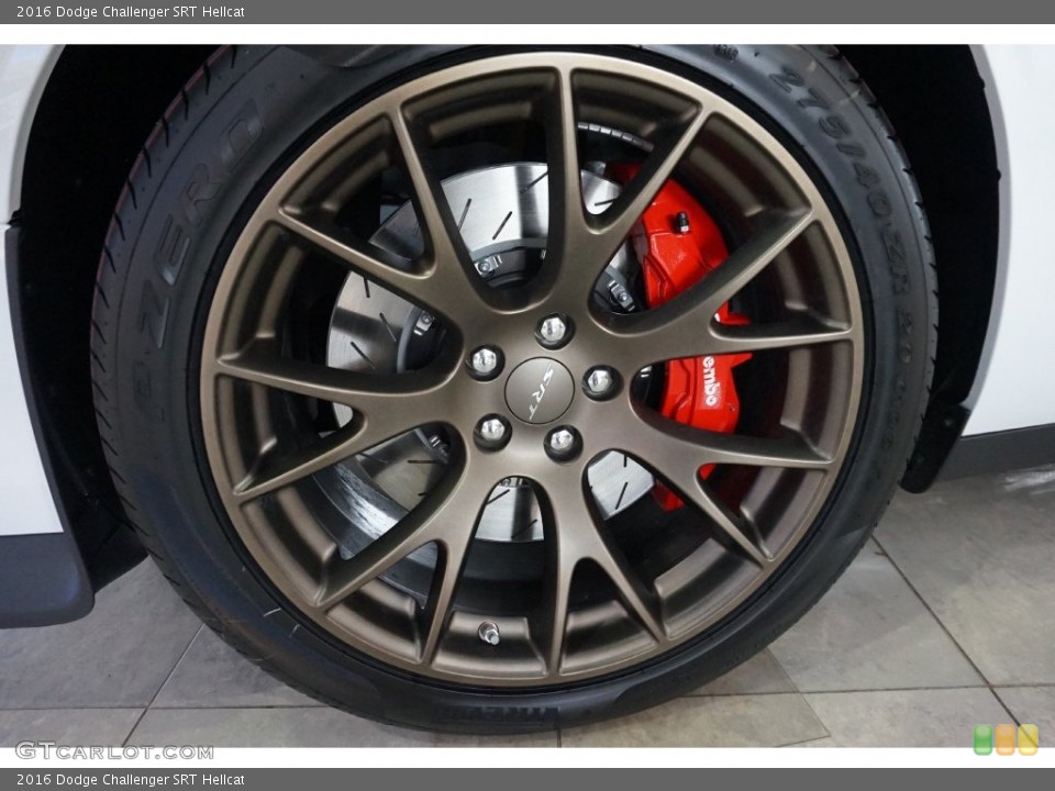 2016 Dodge Challenger SRT Hellcat Wheel and Tire Photo #109487949