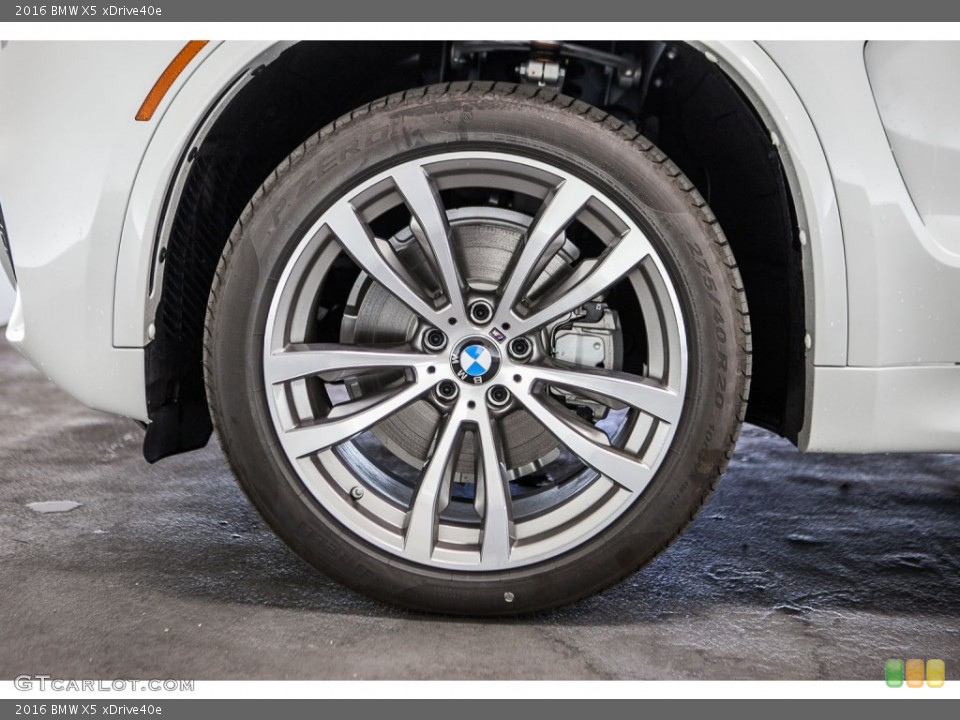 2016 BMW X5 xDrive40e Wheel and Tire Photo #109532907