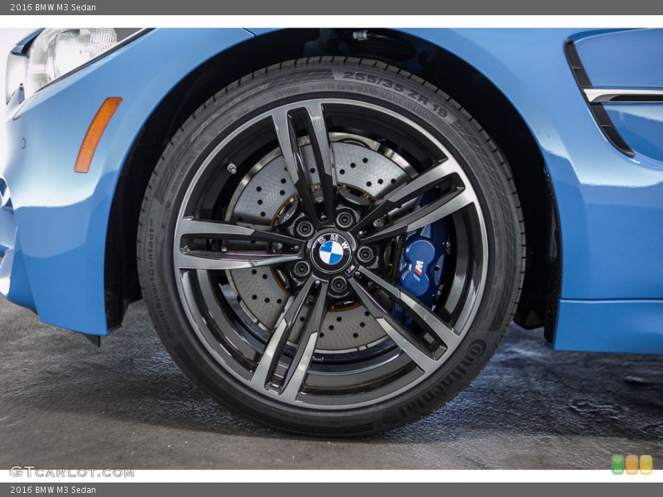 2016 BMW M3 Sedan Wheel and Tire Photo #109543267