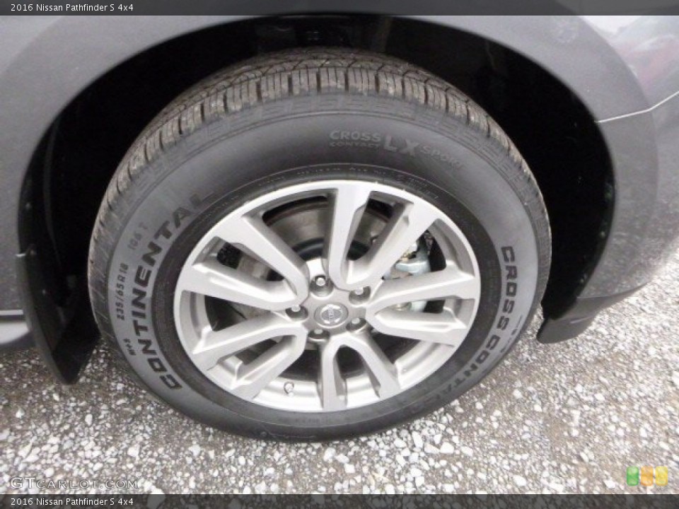 2016 Nissan Pathfinder S 4x4 Wheel and Tire Photo #109544785