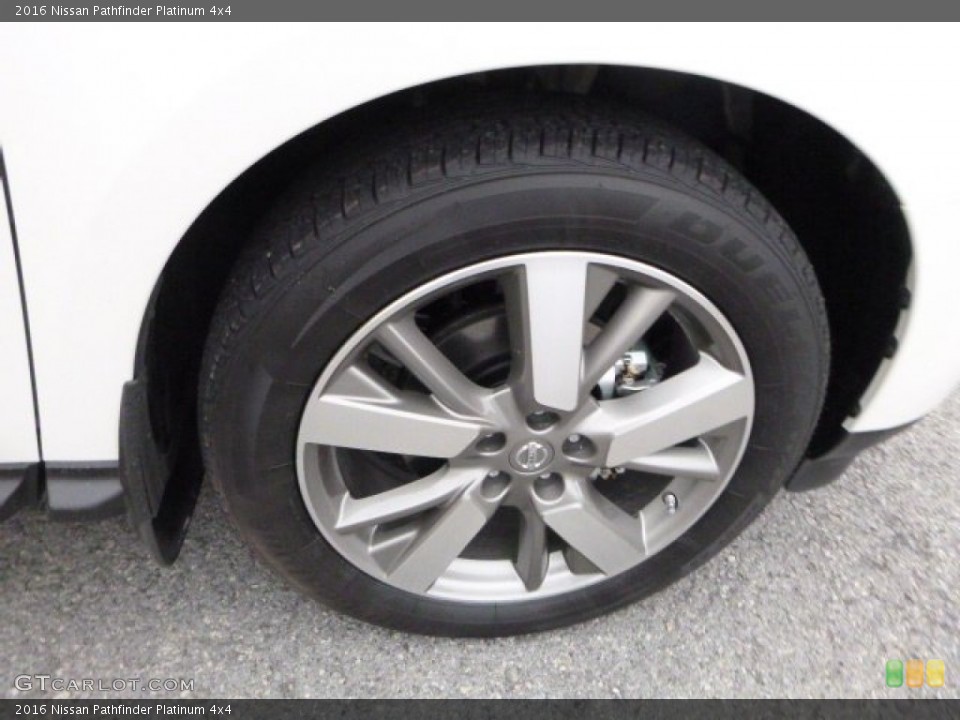 2016 Nissan Pathfinder Platinum 4x4 Wheel and Tire Photo #109546024