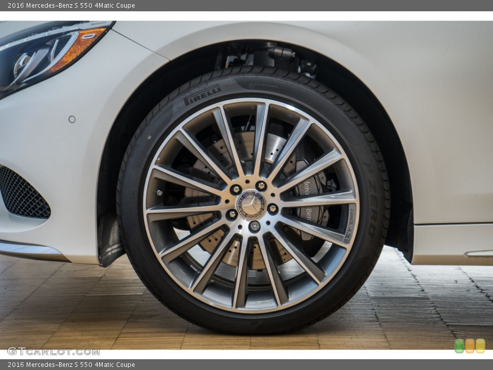 2016 Mercedes-Benz S 550 4Matic Coupe Wheel and Tire Photo #109547180