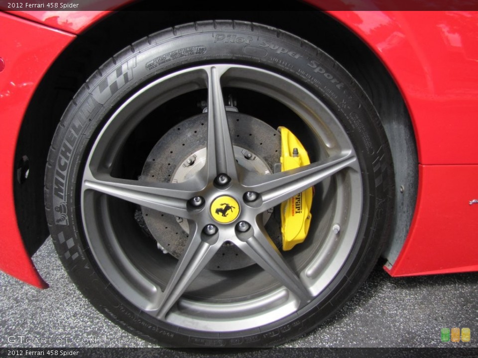 2012 Ferrari 458 Spider Wheel and Tire Photo #109553212