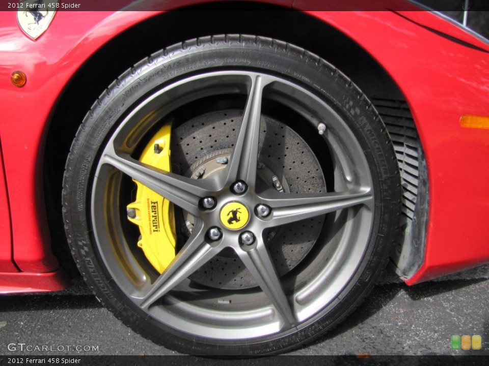 2012 Ferrari 458 Spider Wheel and Tire Photo #109553227