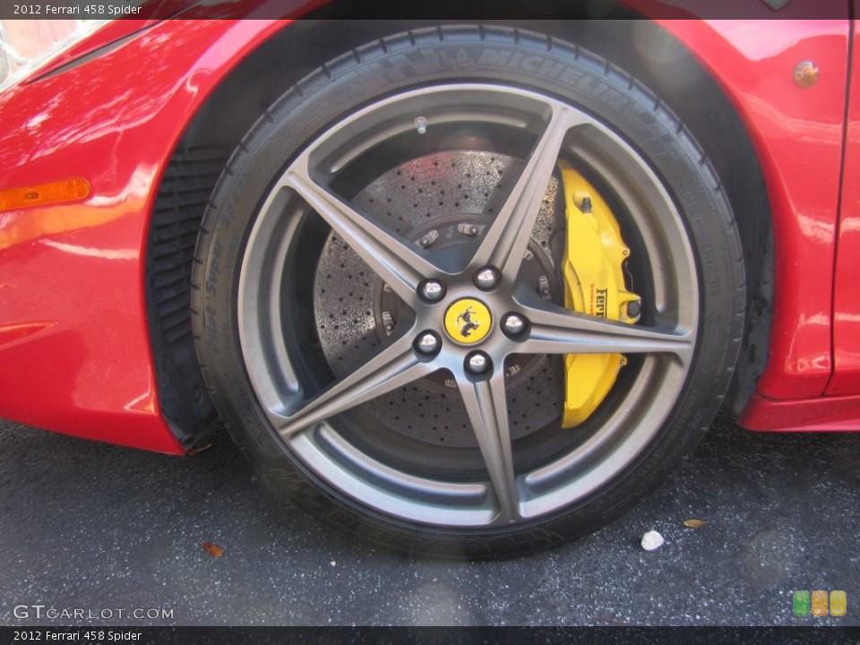 2012 Ferrari 458 Spider Wheel and Tire Photo #109553245