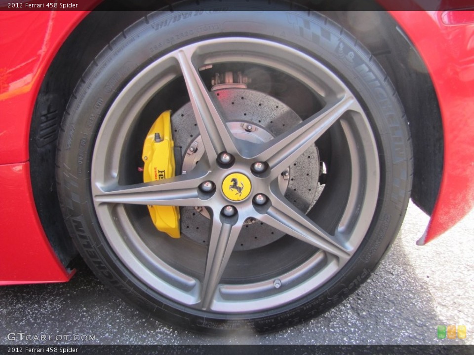 2012 Ferrari 458 Spider Wheel and Tire Photo #109553262