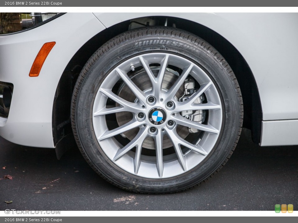 2016 BMW 2 Series 228i Coupe Wheel and Tire Photo #109553626
