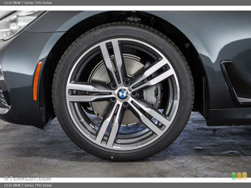 2016 BMW 7 Series 740i Sedan Wheel and Tire Photo #109554574