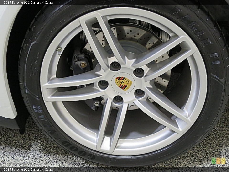 2016 Porsche 911 Carrera 4 Coupe Wheel and Tire Photo #109572858