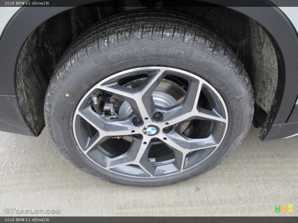 2016 BMW X1 xDrive28i Wheel and Tire Photo #109593299