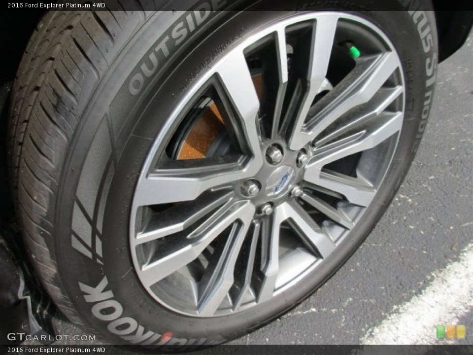 2016 Ford Explorer Platinum 4WD Wheel and Tire Photo #109596167