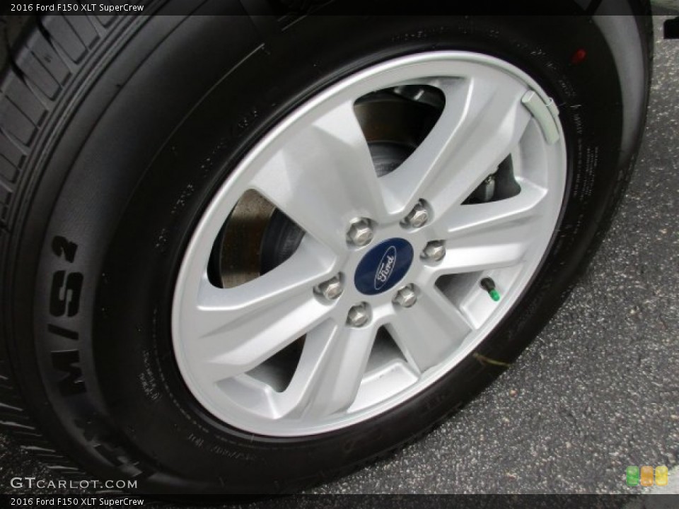 2016 Ford F150 XLT SuperCrew Wheel and Tire Photo #109601780