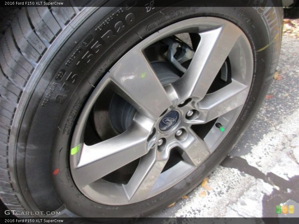 2016 Ford F150 XLT SuperCrew Wheel and Tire Photo #109601945
