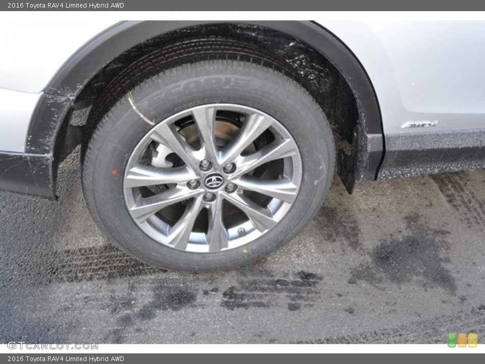 2016 Toyota RAV4 Limited Hybrid AWD Wheel and Tire Photo #109603408