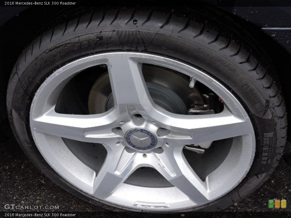 2016 Mercedes-Benz SLK 300 Roadster Wheel and Tire Photo #109613780