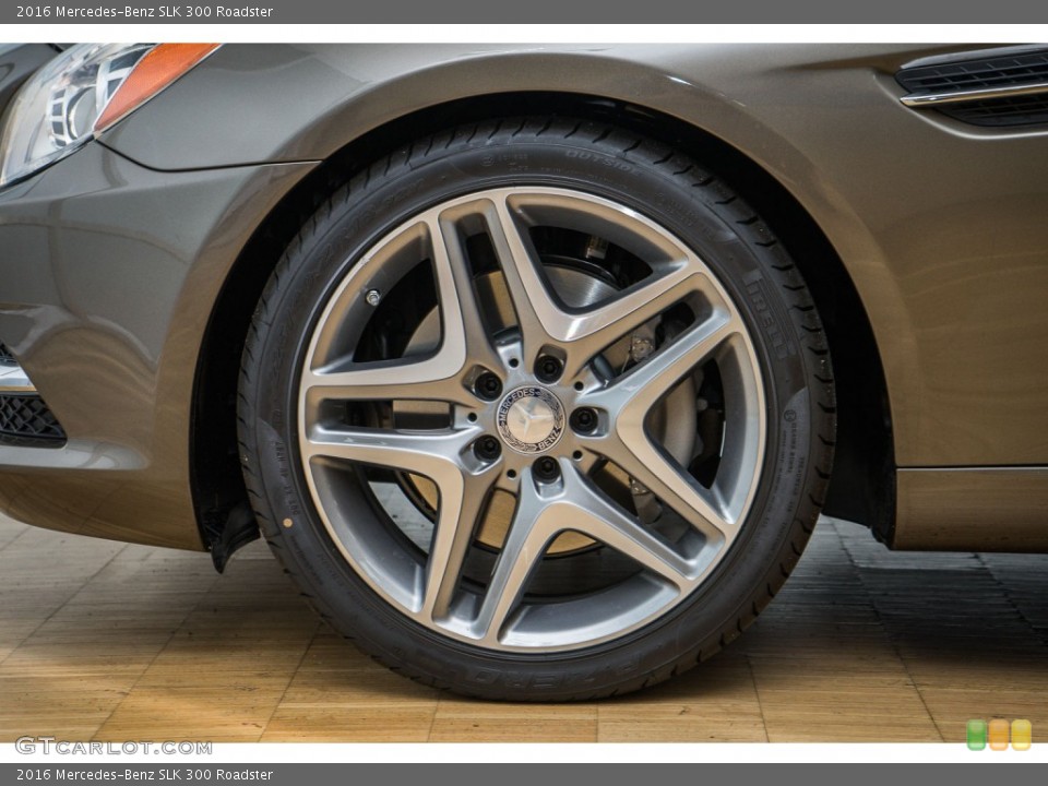2016 Mercedes-Benz SLK 300 Roadster Wheel and Tire Photo #109615828