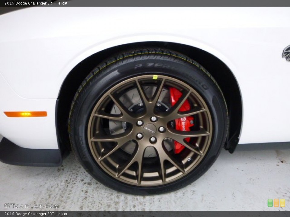 2016 Dodge Challenger SRT Hellcat Wheel and Tire Photo #109623875