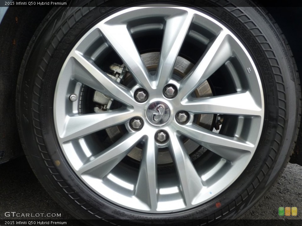 2015 Infiniti Q50 Hybrid Premium Wheel and Tire Photo #109698207