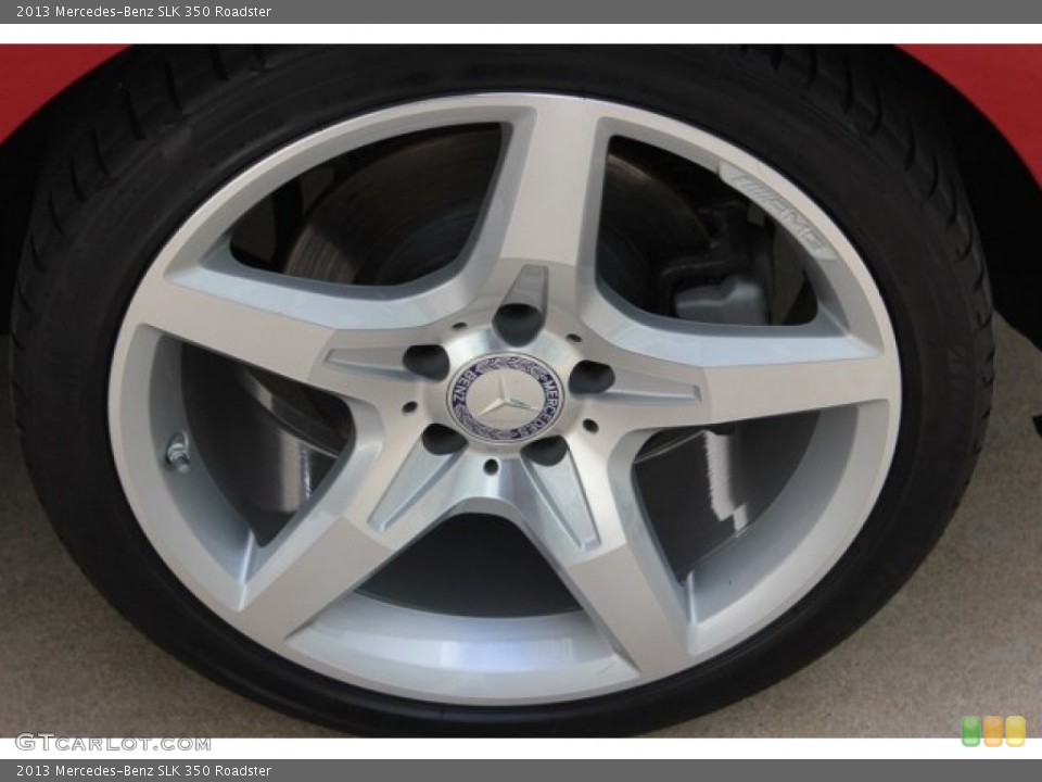 2013 Mercedes-Benz SLK 350 Roadster Wheel and Tire Photo #109716392