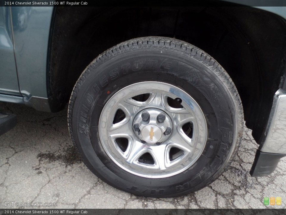 2014 Chevrolet Silverado 1500 WT Regular Cab Wheel and Tire Photo #109775587