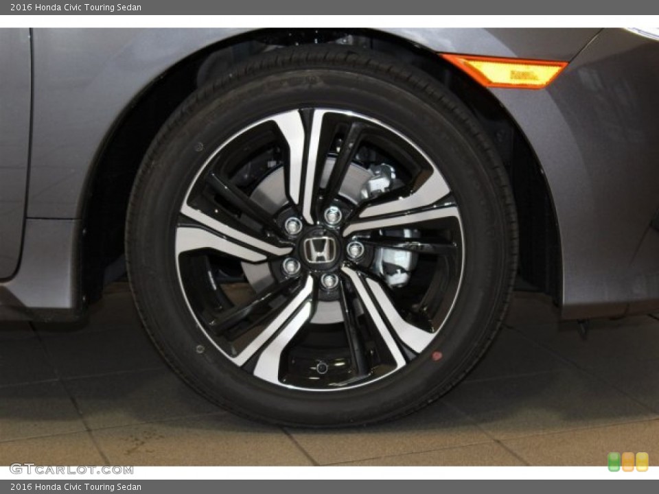2016 Honda Civic Touring Sedan Wheel and Tire Photo #109793594