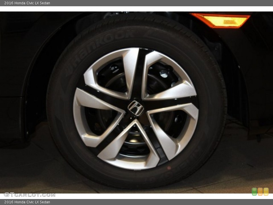 2016 Honda Civic LX Sedan Wheel and Tire Photo #109795684