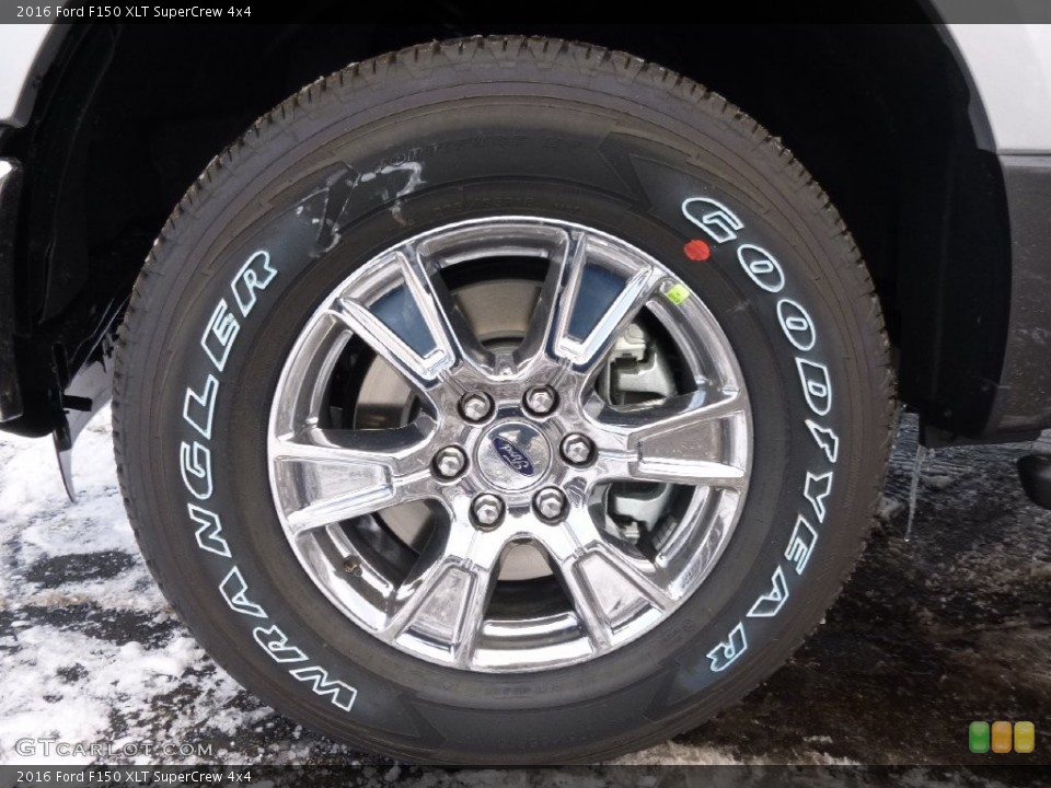 2016 Ford F150 XLT SuperCrew 4x4 Wheel and Tire Photo #109817289