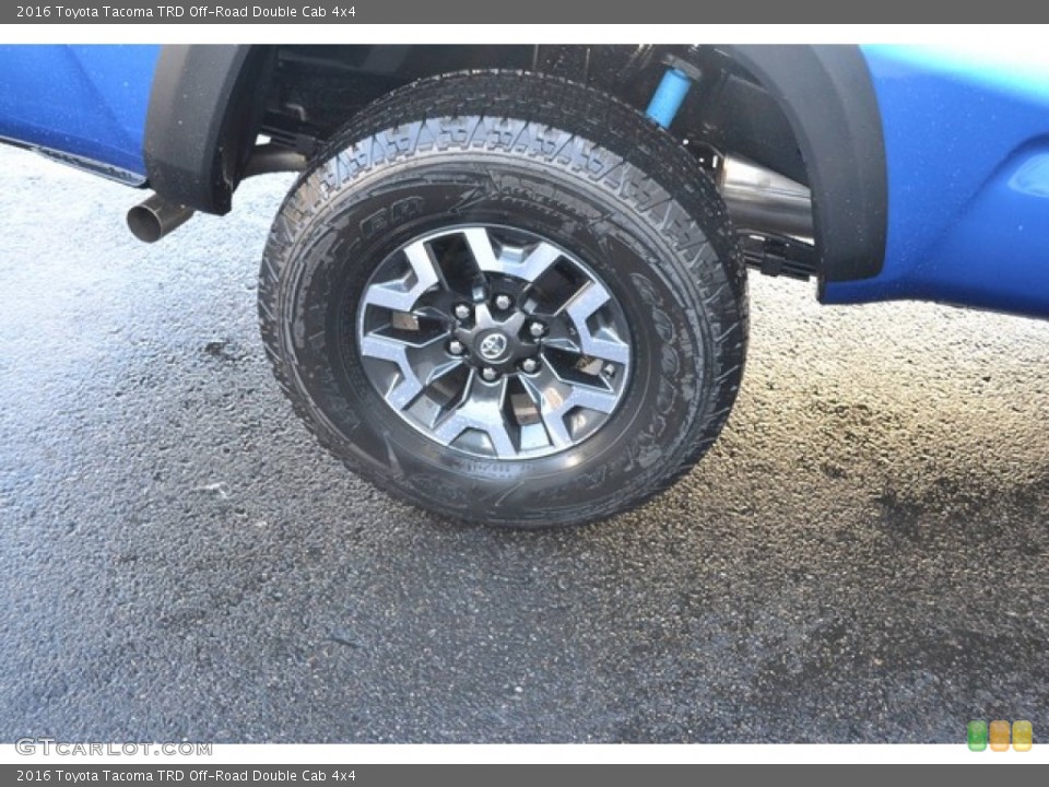 2016 Toyota Tacoma TRD Off-Road Double Cab 4x4 Wheel and Tire Photo #109841669