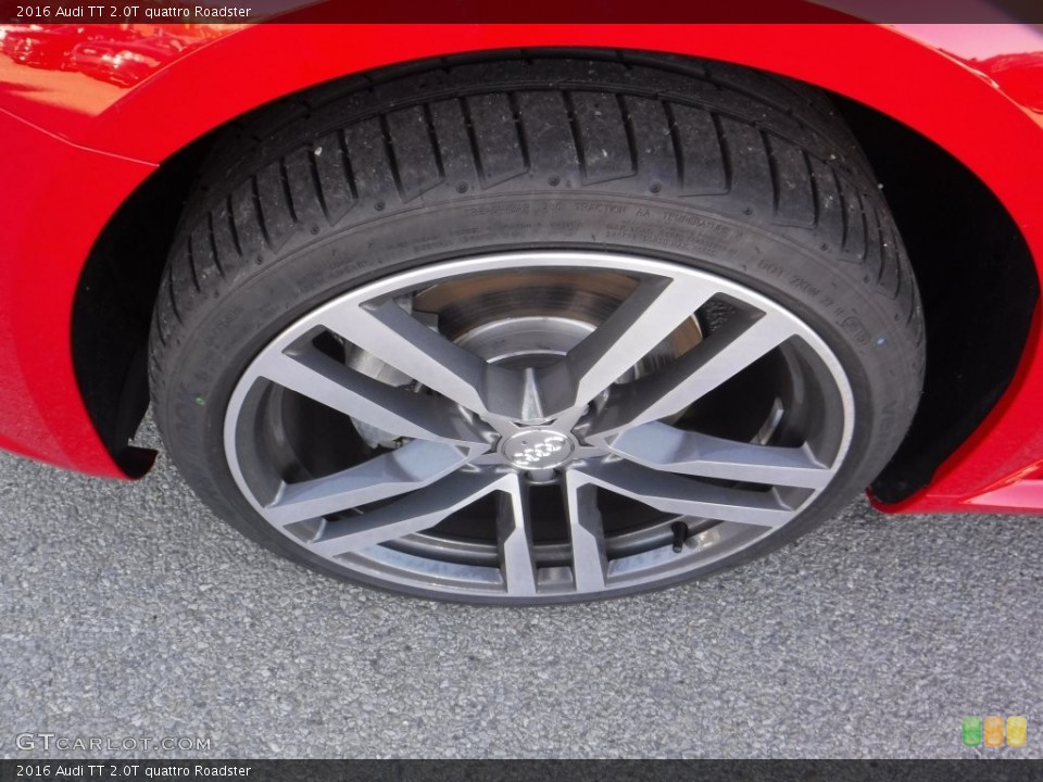 2016 Audi TT 2.0T quattro Roadster Wheel and Tire Photo #109861953