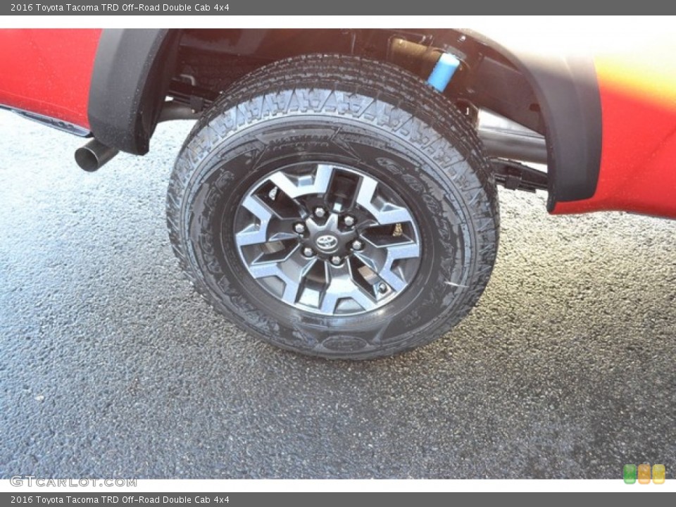2016 Toyota Tacoma TRD Off-Road Double Cab 4x4 Wheel and Tire Photo #109906861