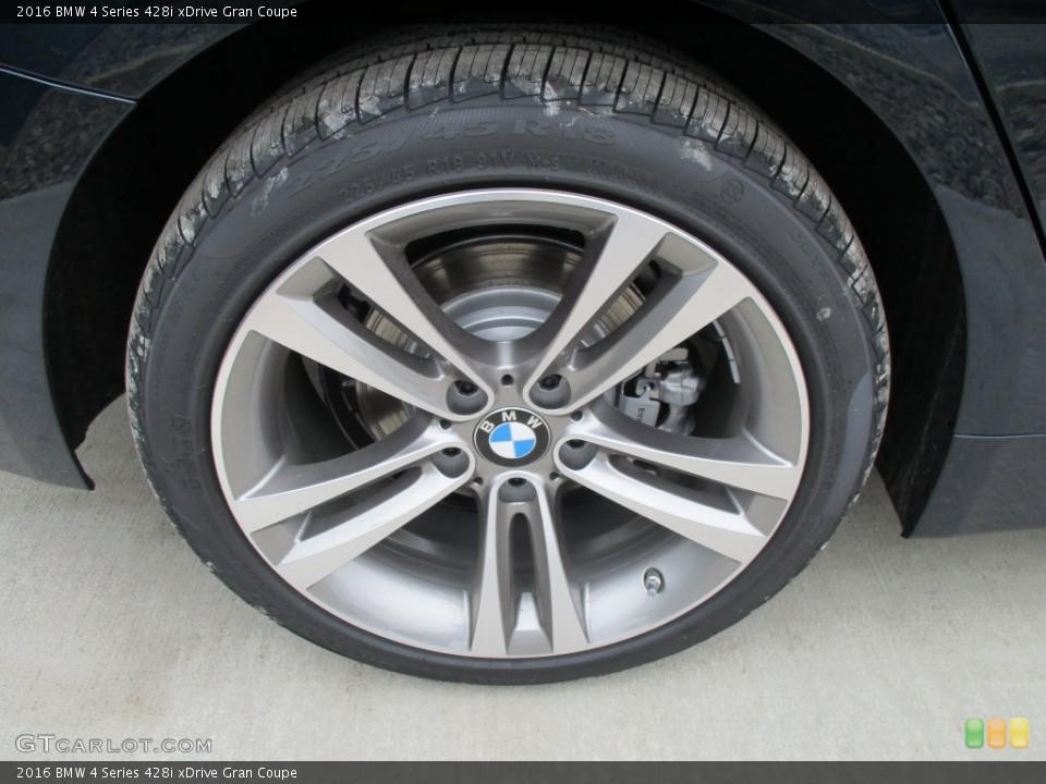 2016 BMW 4 Series 428i xDrive Gran Coupe Wheel and Tire Photo #109950488